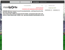 Tablet Screenshot of moresportu.sk